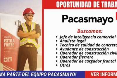 cementos pacasmayo trabajo