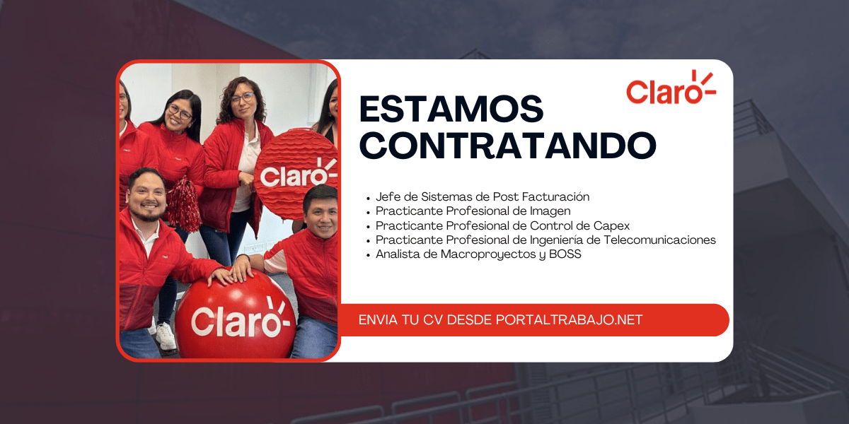 claro trabajos